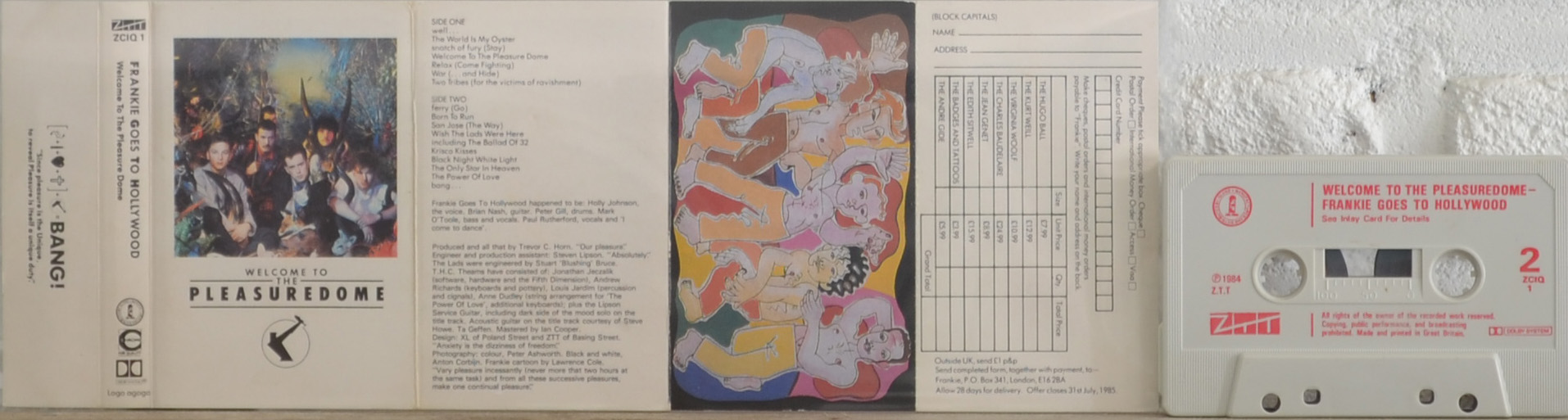 Pleasuredome, cassette album